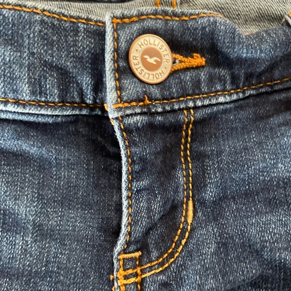 Hollister Y2K micro mini low rise denim shorts size 24 - Picture 4 of 6